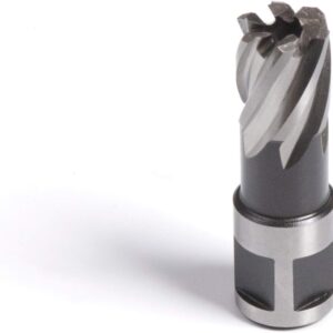 Evolution Power Tools Long Series Broaching Cutter For Magnetic Drill Universal Fitting Mag Drilling Bit 25mm Length x 14 mm Diameter, Silver