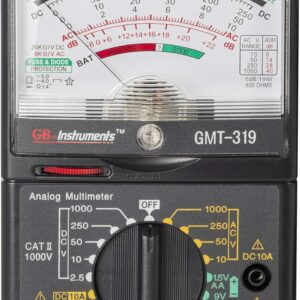 Gardner Bender GMT-319 Multimeter Tester, RJ-45 & RJ-11, 7 Function / 19 Range 1000V Black