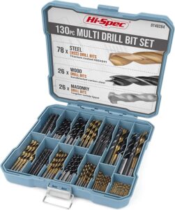 130pc Hi-Spec Drill Bit Set