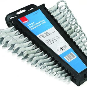Hilka 17161602 Metric Combination Spanner Set, Silver