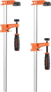 JORGENSEN 300mm Steel F-Clamps (2-Pack, 136kg Limit)