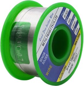 Lead-Free Solder Wire: 0.8mm Sn99.3Cu0.7 Rosin Core, 50g