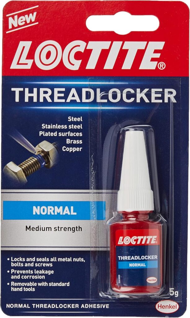 Loctite Threadlocker, Locks & Seals All Metal Nuts, Balls & Screws, Prevents Leakage & Corrosion, 1 x 5g