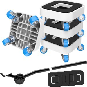NIUXX Furniture Mover with Wheels, Heavy Duty Furniture Lifter Sliders Tool, 360° Rotating Transport Roller Dolly Set for Sofa, Bed, Cabinet, 350kg Max Load Capacity, Moving Heavy Furniture Tool Set