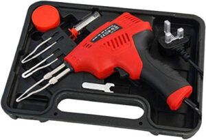 Neilsen 200W Soldering Gun Kit - 230V, LED, Tips & Solder