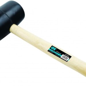 OX Trade Black Rubber Mallet - 16 oz, 160z / 450g