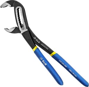 S&R CR-V Steel Water Pump Pliers - 250mm, 55mm Jaw