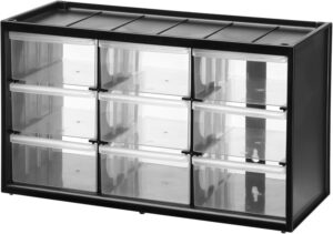 STANLEY 9-Compartment Plastic Storage Box (1-93-978)