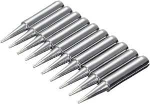 Saipor 900M Lead-Free Soldering Iron Tips - 10pc Set (Various Sizes)