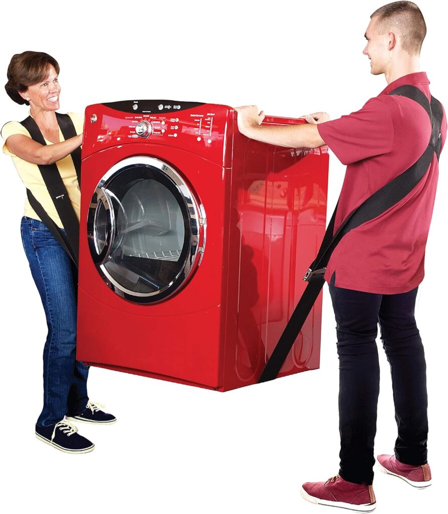 SHOULDER DOLLY 2-person shoulder strap, transport belt, sling for ergonomic and easy lifting From objects up to 370 kg and 3.65 m in length Furniture, household appliances and much more LD2001