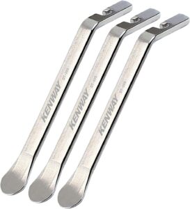 TuoTu Stainless Steel Bike Tire Levers (Set of 3, Fits All Sizes)