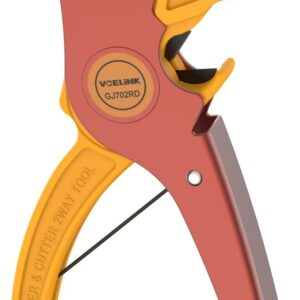 VCELINK Automatic Quick Wire Stripper and Cutter, Electrical Cable Stripping Tool Adjustable for 14-24 AWG Cables with Eagle Nose in 7 Inch