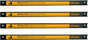 Woodside 18" Magnetic Tool Holder Strips (4-Pack)